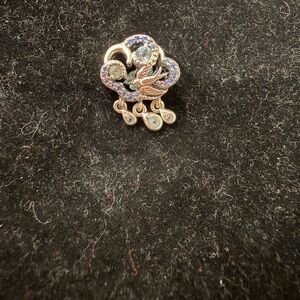 Authentic Pandora storm and swallow cloud charm